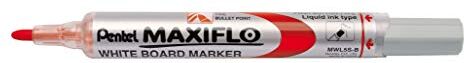 Pentel Marker Maxiflo MWL5S 1mm Red 12 pieces