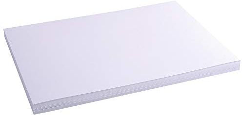 Exacompta Cartoncini Bristol, 29x42 cm, Bianco