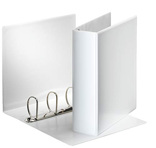 Esselte ESSENTIALS panorama binder personalizzabile ad anelli 4-60-D f.to 22 x 30 cm Bianco