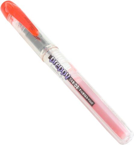 Platinum , penna stilografica Preppy Pennino fine 5.000 Red