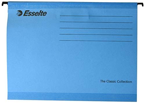 Esselte The Classic Collection Cartelle sospese per cassetti 330-V / 3cm Blu