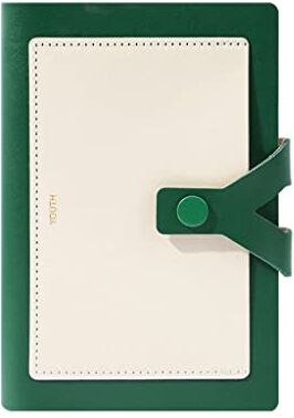 Generic Bullet Notebook A5 Diario Blocco note Agenda per ufficio Planner Cancelleria Organizzatore Linea Carta Quaderno per schizzi Blocco note da viaggio a spirale Forniture (Verde 21,5x14,8 cm)