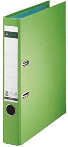 Leitz Raccoglitore formato A4 con staffe interne, colore: Verde