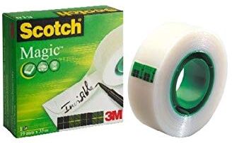 3M Scotch 810 Magic 19mm x 3 x 24 nastro adesivo da cancelleria Trasparente