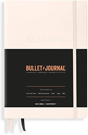 LEUCHTTURM1917 Bullet Journal Edition 2, Taccuini Medium (A5), Copertina rigida 120 g/m² Pagina, Puntini, Blush