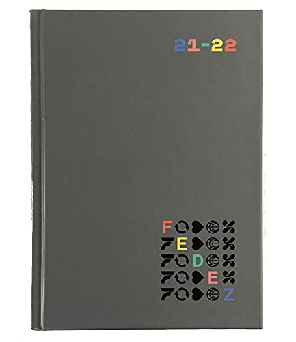 Seven Diari Pocket 16 Mesi Datato FEDEZ X, Grigio, Scuola & Tempo Libero, Taglia unica