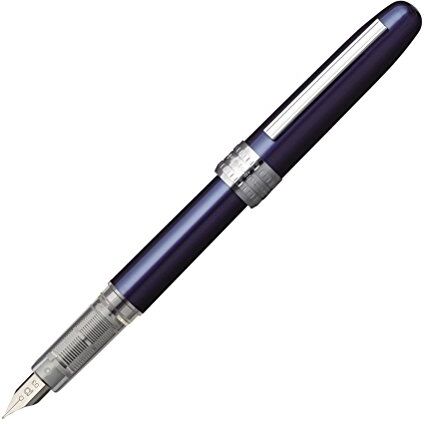 Platinum PGB-100056 Plaisir Penna Stilografica fine 0.3, Blu, (importato dal Giappone)