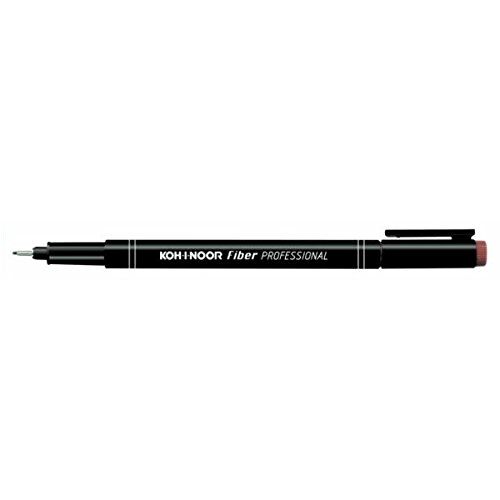 Koh-I-Noor Fiber Professional Nero 6pezzo(i) penna tecnica