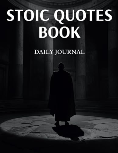 Pro-Ject Stoic Quotes Book: Ancient Wisdom Self Discovery Journal For Men