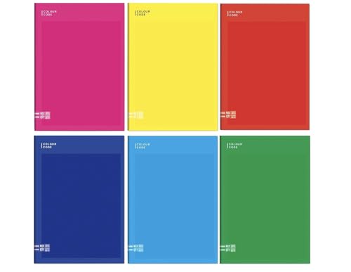 Seven Quaderni A4 Maxi 96/100 Colour 1R Colour Code Colorful. 20,5 x 29,5 cm (10 pezzi)
