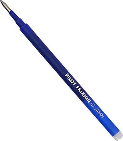 Pilot Frixion Ball Refill per Penna a Sfera, 0.7 mm, Confezione da 3, Blu