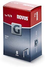 Novus Punti Metallici G 11, 8 mm, 5000 Pezzi