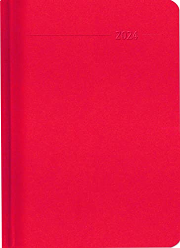 Alpha Agenda Giornaliera Mini Sydney 2024, 10,7x15,2 cm, ROSSA, 352 pagine