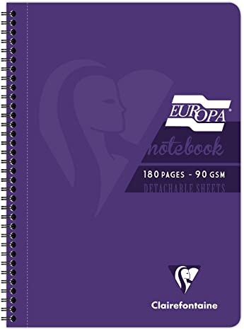 Clairefontaine Europa Exaclair, taccuino in formato A4 A4 Purple