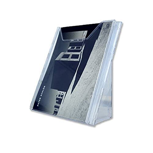 Durable Combiboxx A4, espositore porta depliant da f.to A4 fino a f.to di 311x240 mm, da tavolo e da parete, estendibile, trasparente
