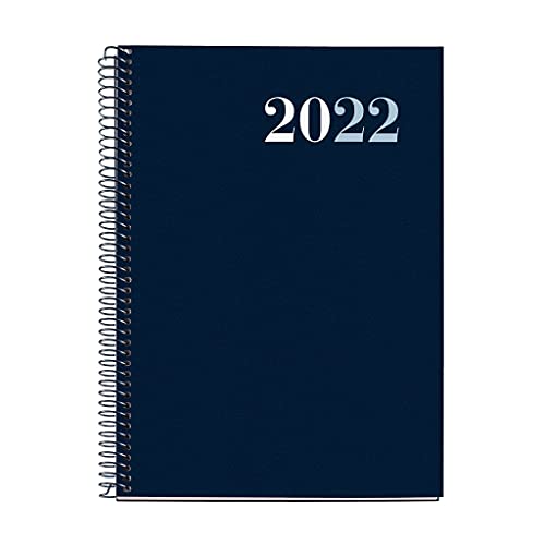 Miquelrius Agenda annuale 2022 City Vista settimanale verticale Formato Plus 155 x 213 mm (circa A5) Copertina morbida in polipropilene opaco Marina Spagnolo