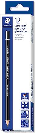 Staedtler 108 20-9 Marcatore a Secco Permanente, 12 pezzi, Nero