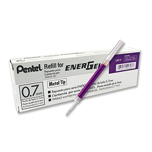 Pentel LR7 refill Energel 0,7 mm viola 12 pz