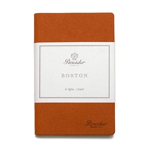 Pineider Notes Boston -9X14 Cm Small 96 Sheets 80 Gr.-White Paper