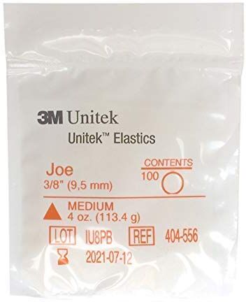 3M Unitek Elastici Multiuso, Medio 4oz, 113,4g; Joe, Snorflex (3/8" 9,5mm)