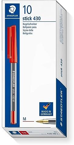 Staedtler 430 M-2 Penna a Sfera, rosso