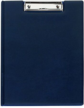 Favorit Porta Blocco Blu formato interno 22x32 cm. 2 Ante con Molla in Metallo Ferma Fogli