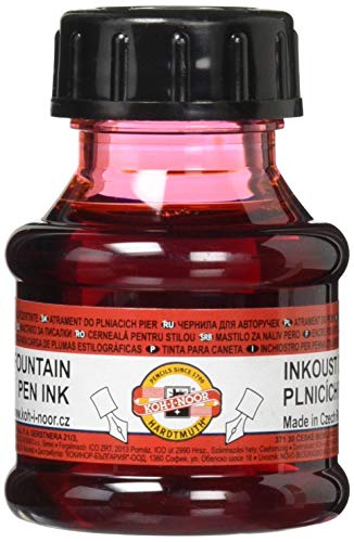 Koh-I-Noor Penna stilografica, inchiostro rosso, 50 g