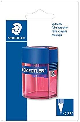 Staedtler 511 006 BK Temperino con Barattolo Rotondo