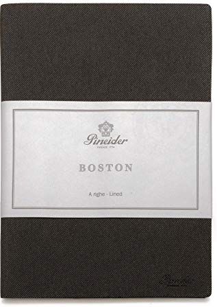 Pineider Notes Boston-14.5X21 Cm-Medium- 96 Sheets 80 Gr.-White Paper