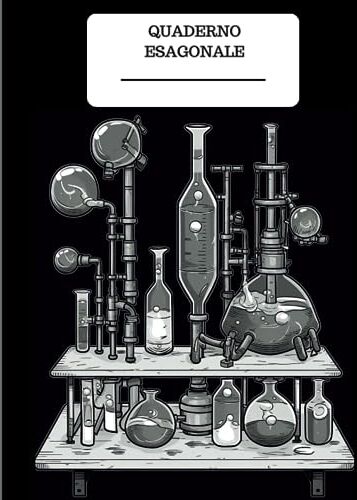 Genius Quaderno Esagonale da 112 Pagine A4: con Forme Esagonali da 0.5 cm per Appunti di Chimica Organica   Molecole, Formule e Appunti Dettagliati   Perfetto per Scuola Superiore e Università   Carta Bianca