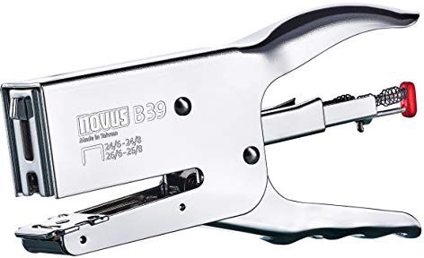 Novus B 39 Pinze per pinzatura, 50 fogli, colore: Argento/Cromato