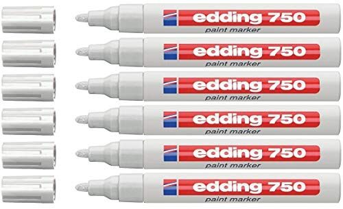 Edding Pennarello Creativacreativo Bianco  750 (6 Pack)