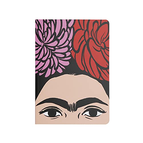 design24 Quaderno A5 I'm Frida con Viso Frida Kahlo, Dimensioni 15 x 21 cm, Quaderno Pagine 100 Fogli Puntinati, Fogli di Carta Ecologica, Made in Italy