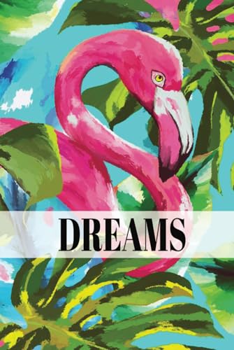 ART Pink Flamingo Journal Notebook Diary 6" x 9" Hardcover 200 Lined Pages: Flamingo Theme (Flamingo Books To Write In)