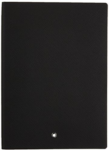 Montblanc 113294 Blocco Note #146 cancelleria di lusso – Diario – Quaderno, fogli a righe, 150 x 210 mm, 192 pagine, copertina nera