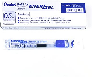 Pentel LRN5 Refill Energel, Blu, 12 Pezzi