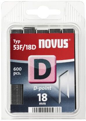 Novus Punti Metallici D 53 F 18 mm, 600 Pezzi