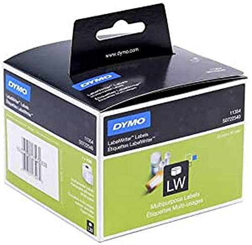 Dymo Etichette Label Writer Multifunzione. Rotolo Carta da 1000 unità Bianco da 57 x 32 mm