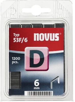 Novus Punti Metallici D 53 F 6 mm, 1200 Pezzi