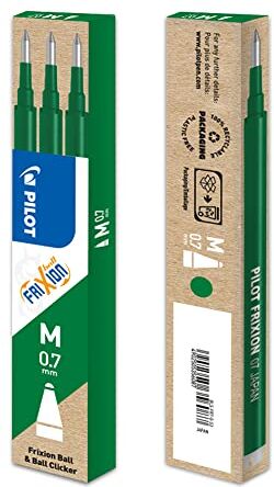 Pilot PENNA CANCELLABILE FRIXION VERDE RICARICHE SET 3 PZ