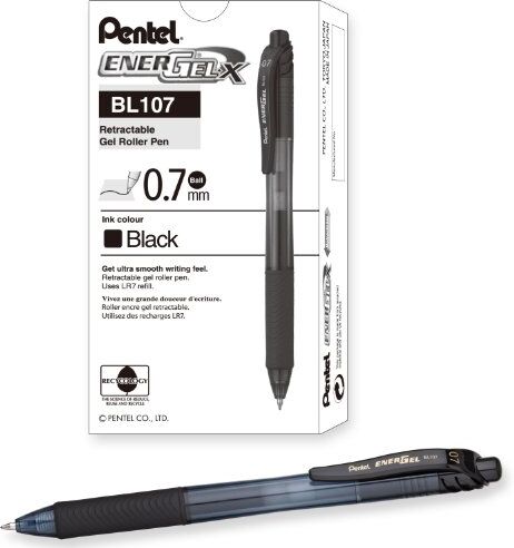 Pentel CF12ROLLER ENERGEL X SCATTO 0.7NER0