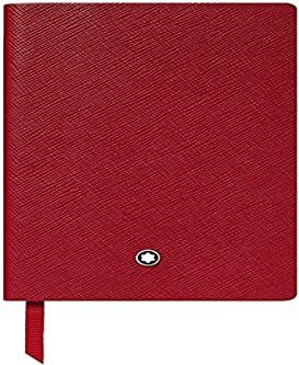 Montblanc Taccuino #148 Fine Stationery, copertina in pelle rossa, pagine a righe, 14 x 9 cm