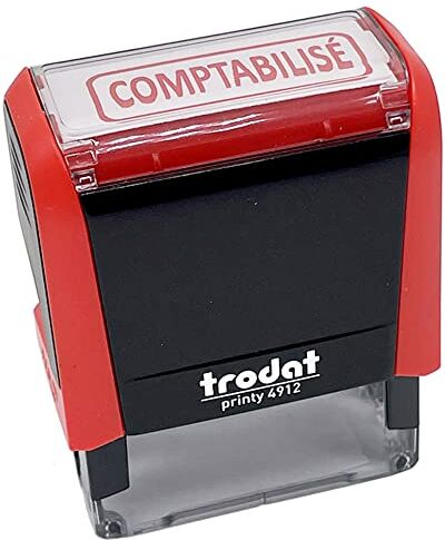 Trodat 4992 Timbro autoinchiostrante in gomma X-Print con scritta "Comptabilisé