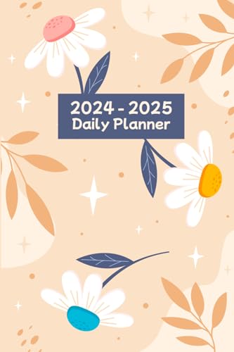 Hydra Planner 2024 2025 Monthly and Daily Flowers January 2024 to December 2025 Complete organizer with Holidays, Goals, Notes and More.