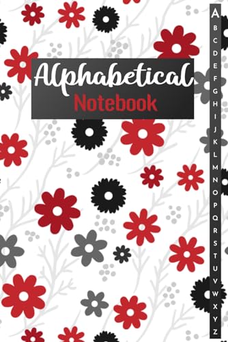 ART A-Z Notebook A5: A-Z Lined Notebook With Alphabetical Tabs Printed   4 Pages Per Letter   A-z Alphabetical Notebook Journal With Index Lined Pages   A-Z Notebook A5.