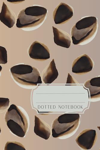 ART Dotted Notebook / 6" x 9"/ 100 pages Dot Graph Paper/: Journal For Drawing & Note Taking/ Brown