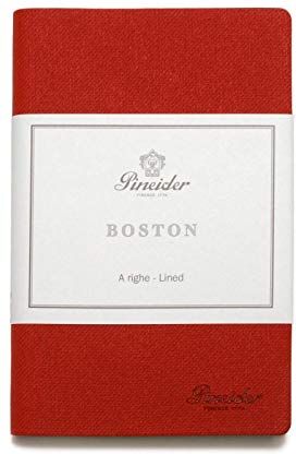 Pineider Notes Boston -9X14 Cm Small 96 Sheets 80 Gr.-White Paper