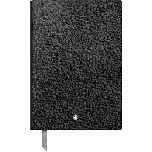 Montblanc Blocco Note #146 cancelleria di lusso – Diario – Quaderno, fogli a quadretti, 150 x 210 mm, 192 pagine, copertina nera
