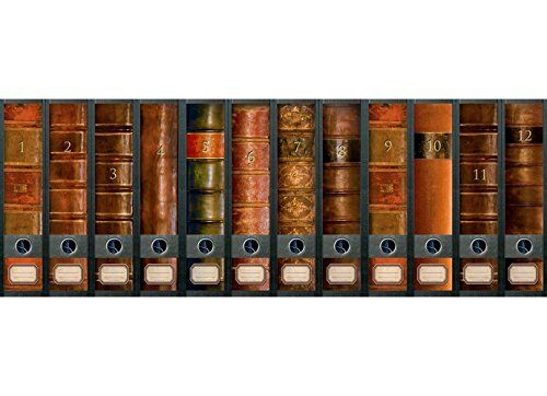 12 libri per raccoglitori 1 di 12 Lexikon cartella Cartelle Adesivo Decorativo