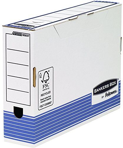 Fellowes Bankers Box  Scatola Archivio Legal System, Dorso 80 mm, FSC, Confezione da 10 Pezzi